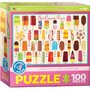 Puzzle 100 piese Ice Cream Pops - 1
