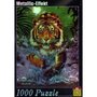 Puzzle 1000 piese cu efect metalic model tigru - 1