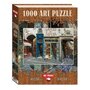 Puzzle 1000 piese - din lemn CAFE LEON - 1
