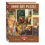 Puzzle 1000 piese - din lemn Summer Shade-SANDY LYNAM CLOUGH - 1