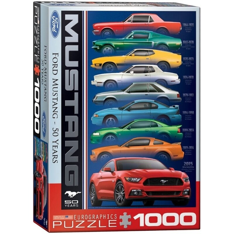 Puzzle 1000 piese Ford Mustang 50 Years