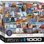 Puzzle 1000 piese Globetrotter USA - 1