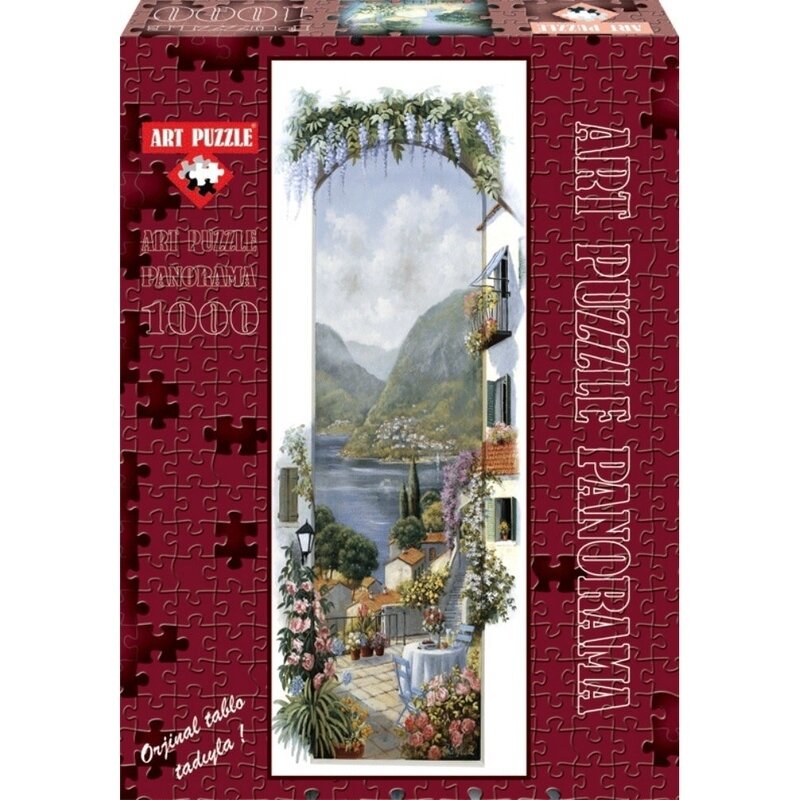 Puzzle 1000 piese Panoramic Lago Maggiore, PETER MOTZ