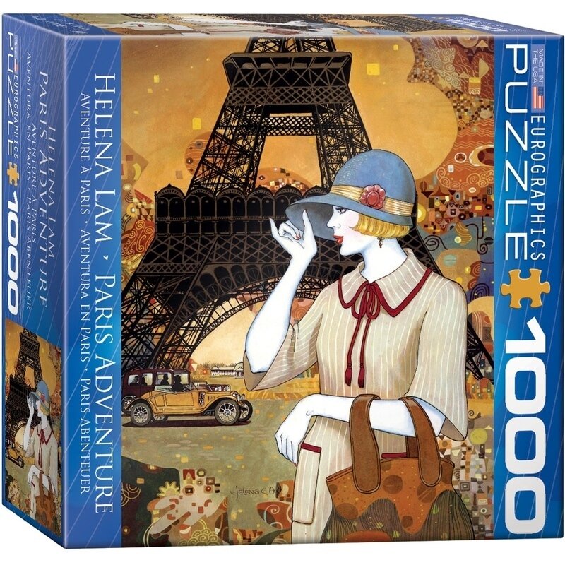 Puzzle 1000 piese Paris Adventure Helena Lam (mic) Jucarii & Cadouri