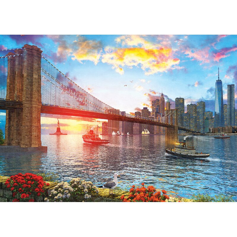 Puzzle 1000 piese - Sunset On New York