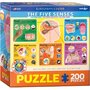 Puzzle 200 piese The Five Senses - 1