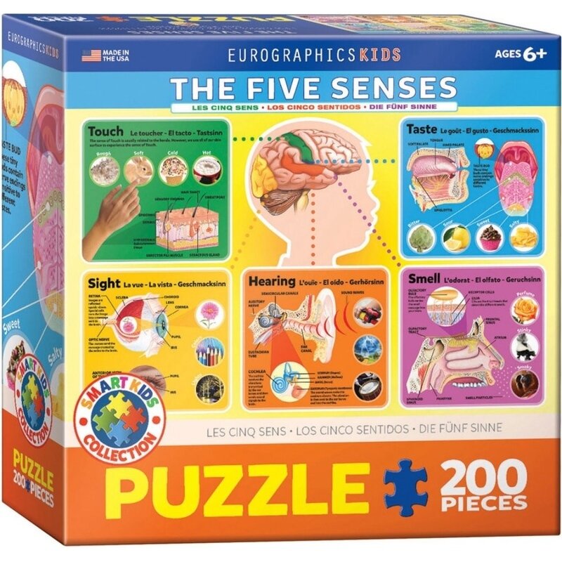 five nights at freddy's: the silver eyes Puzzle 200 piese The Five Senses