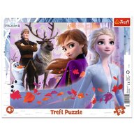 Trefl - Puzzle tip rama Aventurile din Frozen , Puzzle Copii , Plansa, piese 25