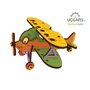 Ugears - Puzzle 3D Biplan, din lemn, +5 ani, uGears - 1