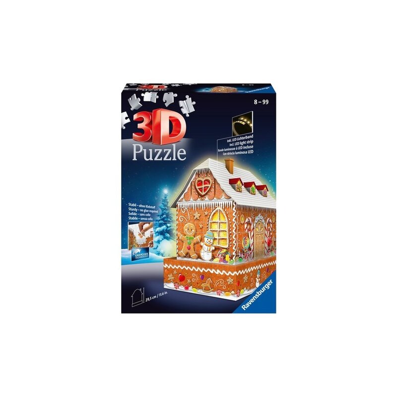 Puzzle 3D Casa Turta Dulce, 216 Piese