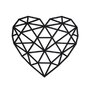 Puzzle 3D decorativ HEART din lemn 169 piese @ EWA - 1