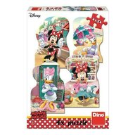 Puzzle personaje Minnie si Daisy in vacanta , Puzzle Copii , 4 x 54 piese, piese 216