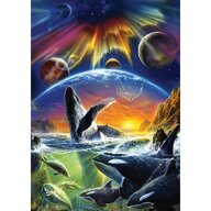 Puzzle 500 piese - Orca Aurora-Bob Eggleton