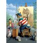 Puzzle 500 piese - The Painter Cat-Don Roth - 1