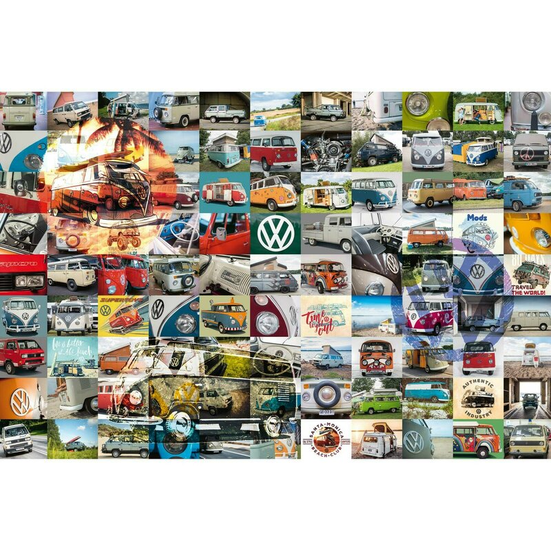 Ravensburger - Puzzle 99 Momente Cu Volkswagen, 3000 Piese