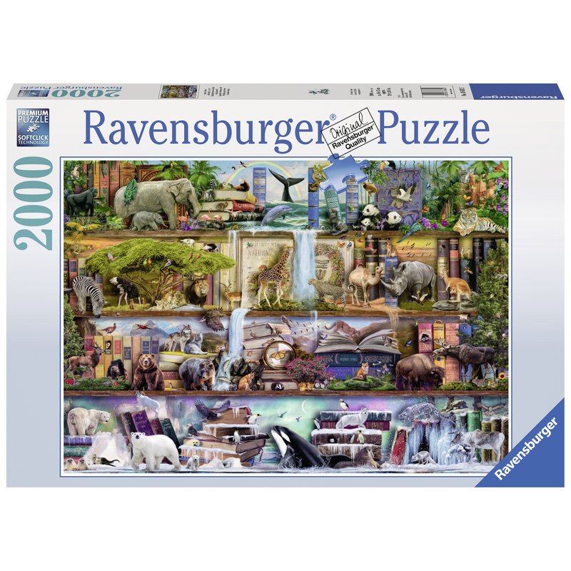 Ravensburger - puzzle animale, 2000 piese