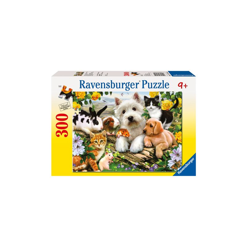Ravensburger - Puzzle Animale prietenoase, 300 piese