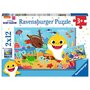 Ravensburger - Puzzle personaje Baby shark Puzzle Copii, piese 24 - 2