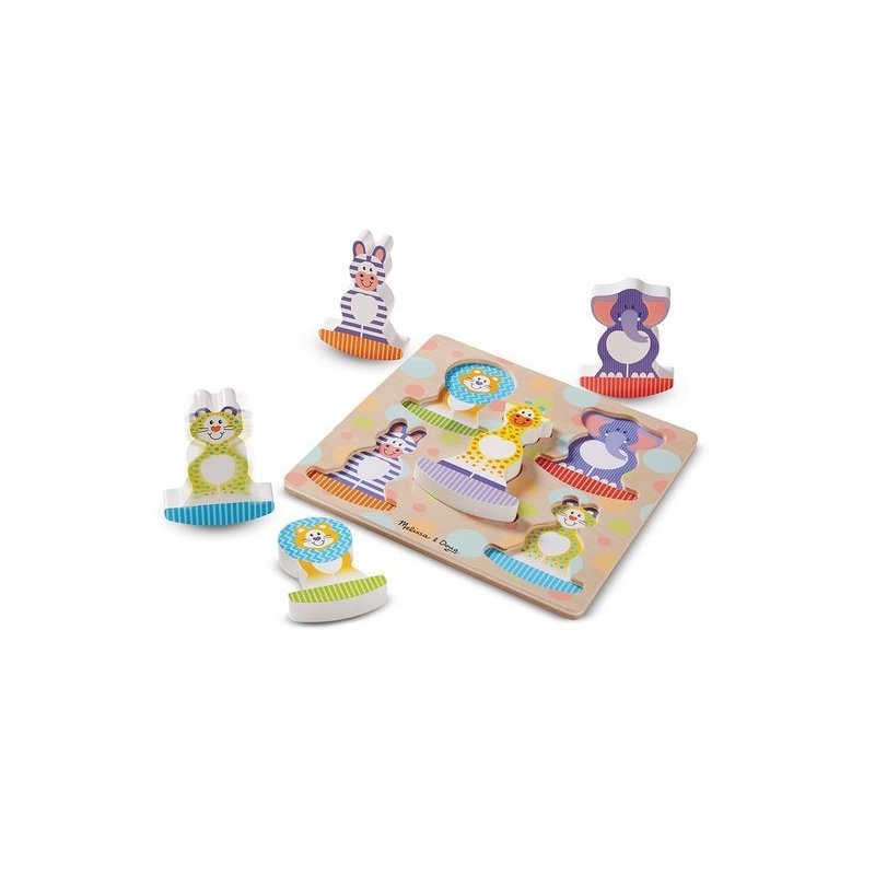 Melissa & doug - puzzle bebe safari balance