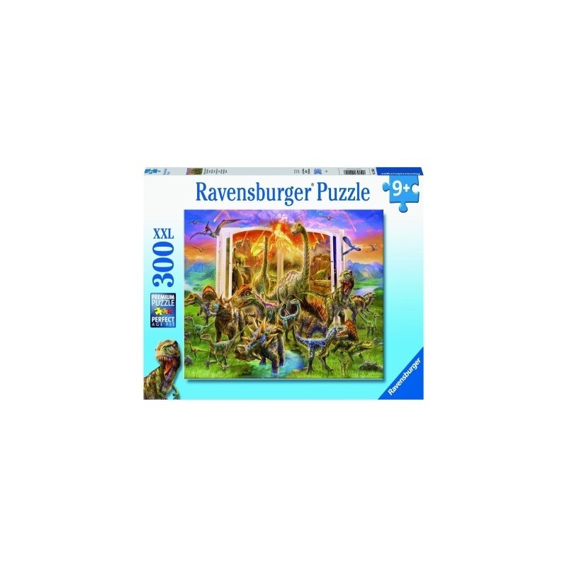 Ravensburger - PUZZLE CARTEA DINOZAURILOR, 300 PIESE