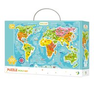 Dodo - Puzzle - Continentele lumii (100 piese)