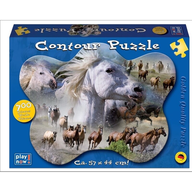 Puzzle contur 700 piese Cai