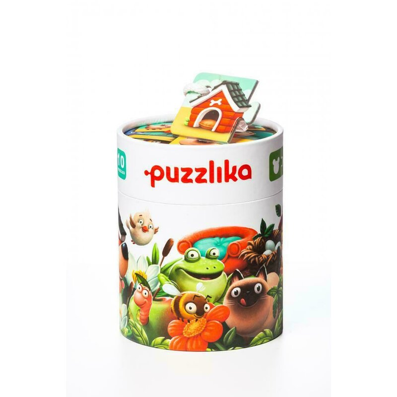 Cubika - Puzzle animale Casuta animalelor Puzzle Copii, piese 20