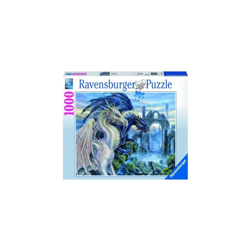 Ravensburger - PUZZLE CUPLU DRAGONI, 1000 PIESE