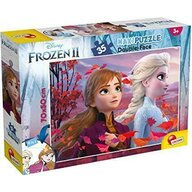Lisciani - Puzzle personaje Frozen II Cu desen de colorat Puzzle Copii, piese 35