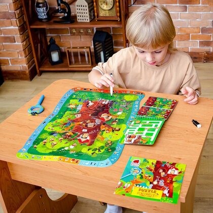 Puzzle Detectiv Povestea din Padure 54 piese Roter Kafer RK1080-04