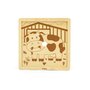 Viga - Puzzle din lemn Vaca , Puzzle Copii , Cu piese mari, piese 9 - 3