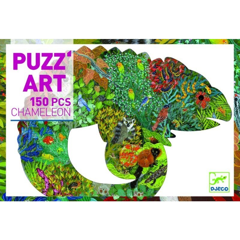 Djeco - Puzzle Cameleon