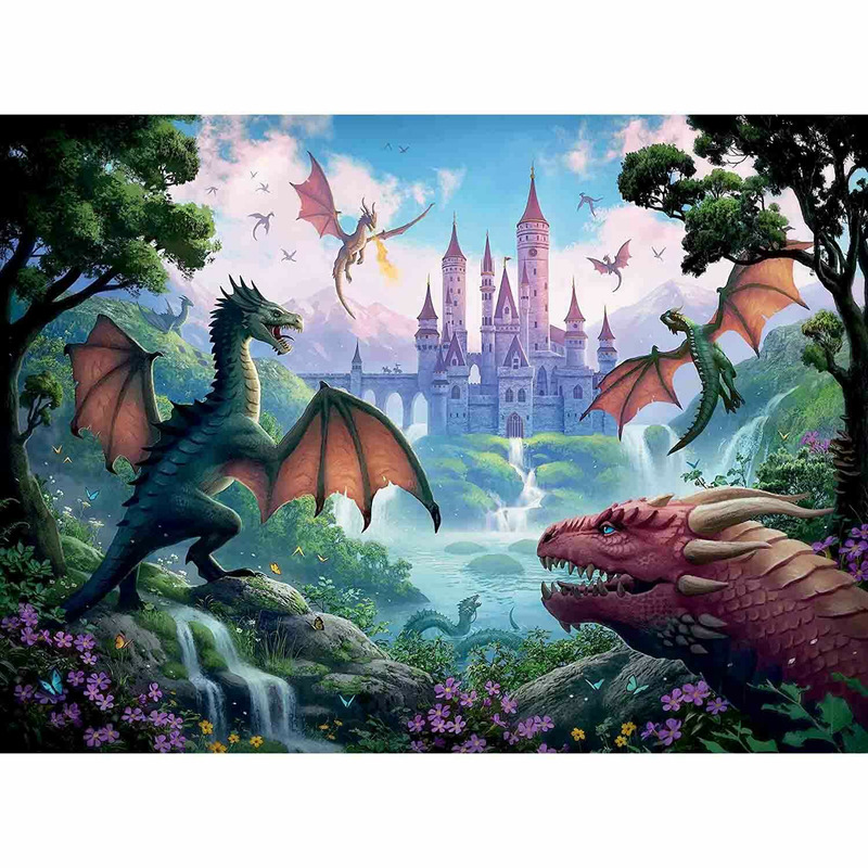 Puzzle dragoni, 300 piese