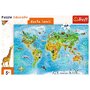 Trefl - Puzzle educativ Harta lumii , Puzzle Copii, piese 104 - 3