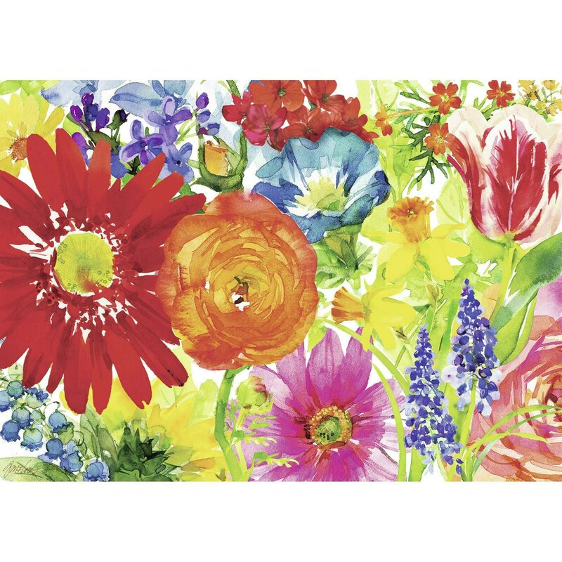 Ravensburger - puzzle flori abundente, 1000 piese