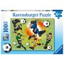 Ravensburger - Puzzle personaje Fotbalisti Puzzle Copii, piese 100 - 2