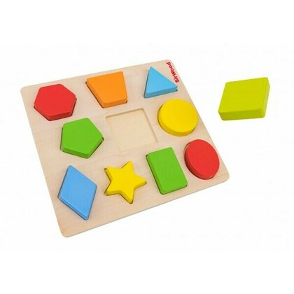 Globo - Puzzle  forme geometrice din lemn