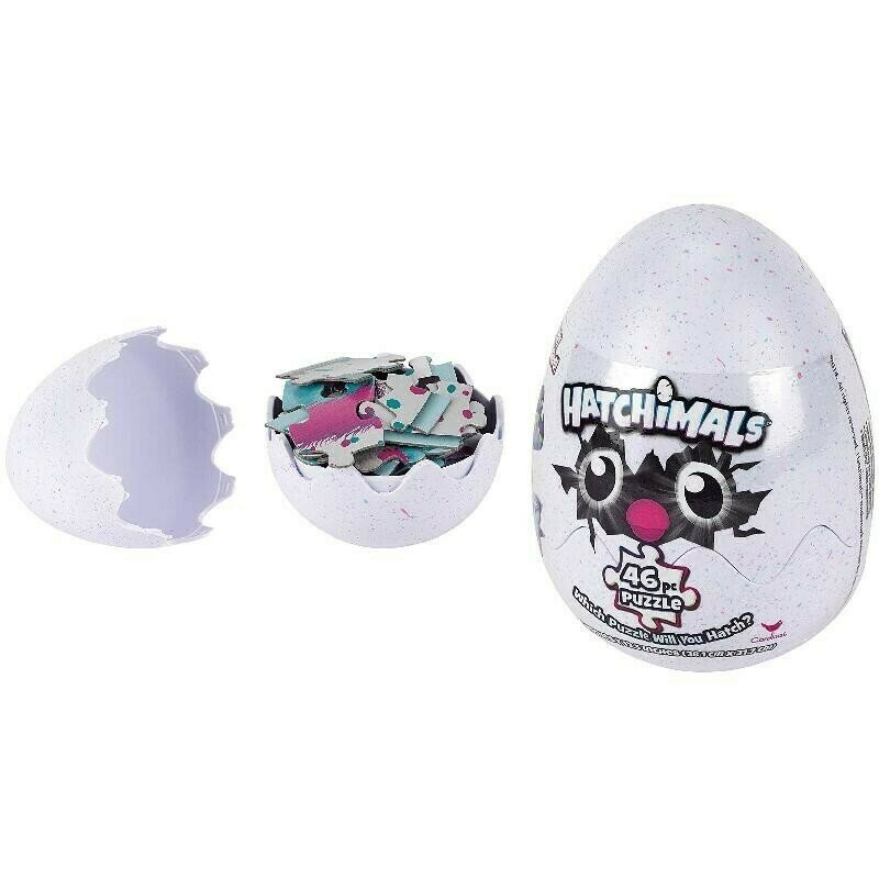 Spin master - puzzle personaje hatchimals , puzzle copii, in ou, piese 48