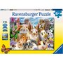 Ravensburger - Puzzle animale Iepurasi Puzzle Copii, piese 100 - 2