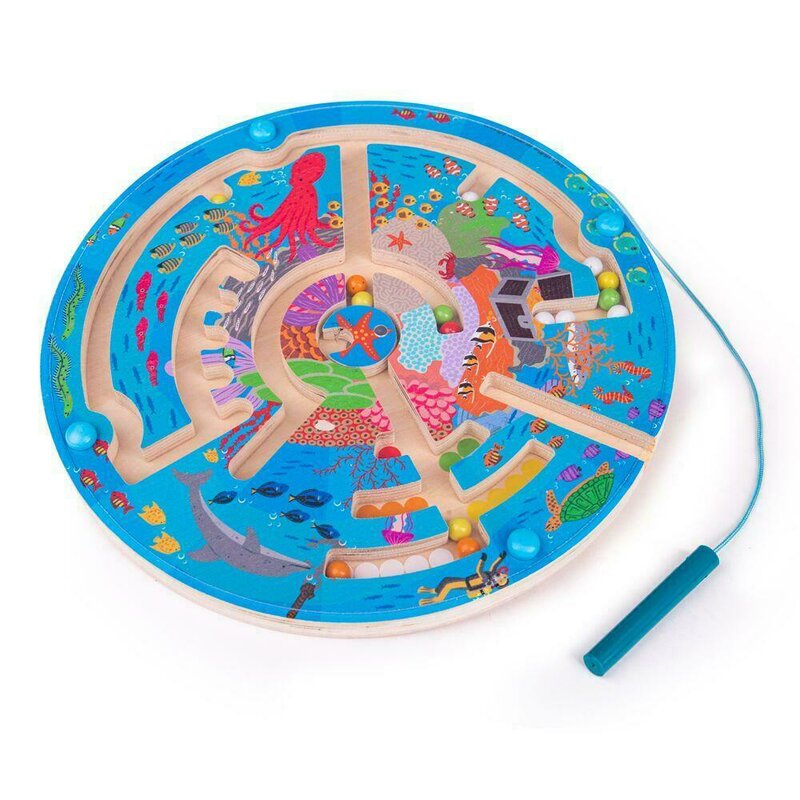 Bigjigs toys - puzzle labirint - oceanul