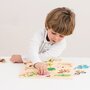 New classic toys - Puzzle din lemn Safari Puzzle Copii, piese9 - 4
