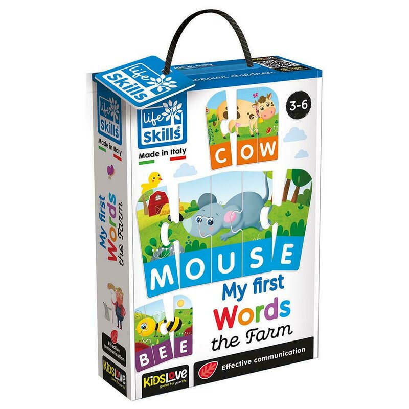 Lisciani - puzzle life skills - la ferma
