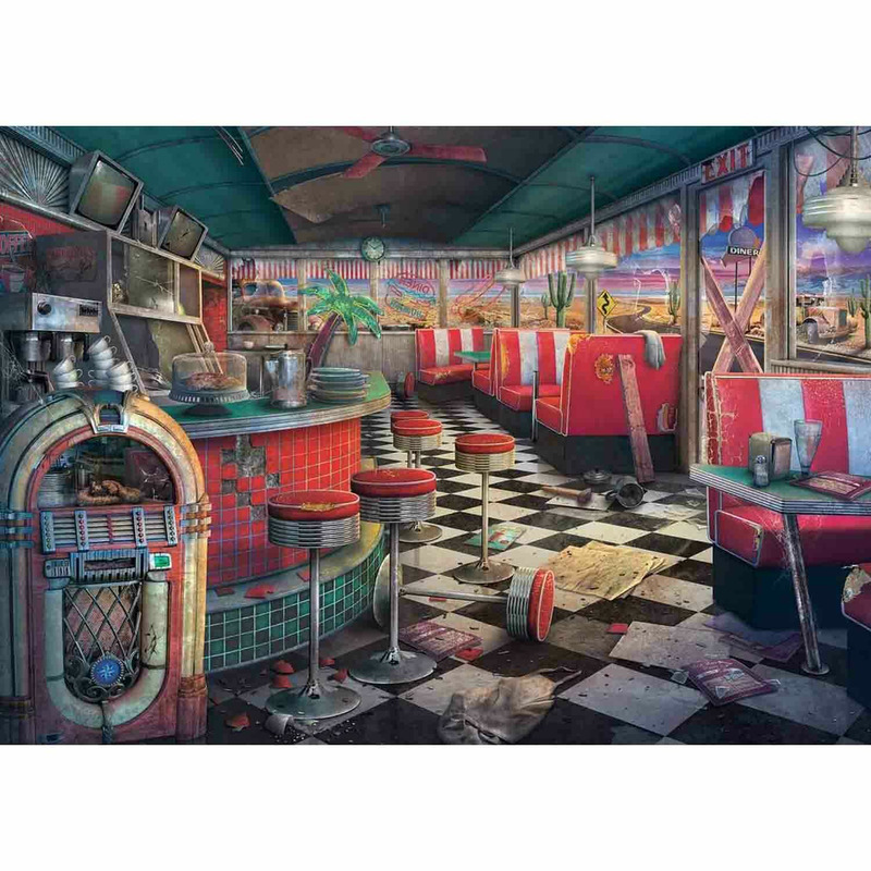 Puzzle loc parasit de luat masa, 1000 piese