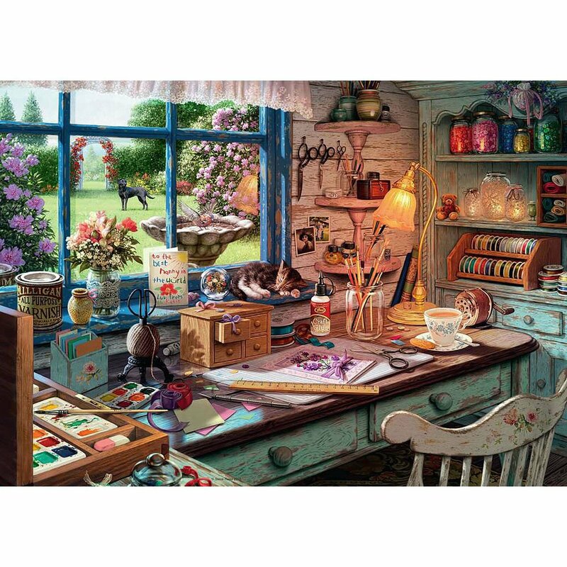 Ravensburger - puzzle magazinul mestesugurilor, 1000 piese