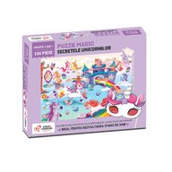 Chalk and chuckles - Puzzle magic - Secretele unicornilor (100 piese)