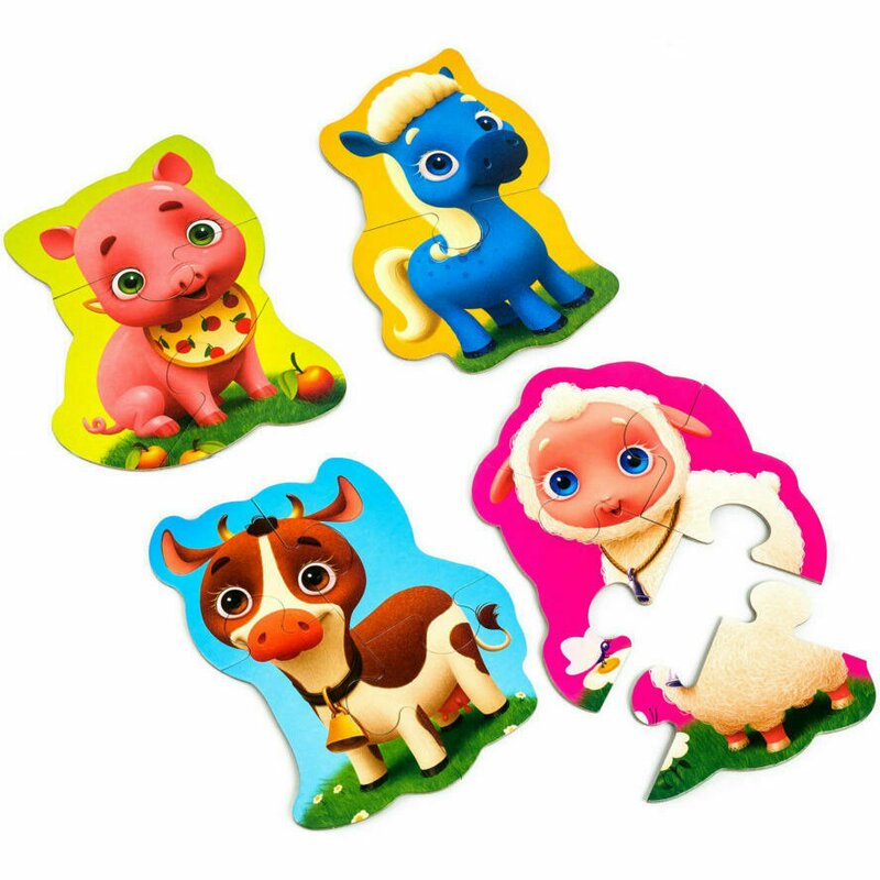 Roter Kafer - Puzzle Maxi Bebelusi Animale de la Ferma