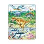 Puzzle maxi Dinozauri, orientare tip portret,  35 de piese, Larsen - 1