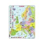 Larsen - Puzzle maxi Harta Europei  orientare tip portret  48 de piese - 1