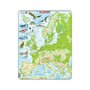 Larsen - Puzzle maxi Harta fizica a Europei  orientare tip portret  87 piese - 1