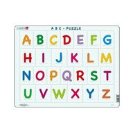 Puzzle maxi Literele mari ale alfabetului, orientare tip vedere, 26 de piese, Larsen